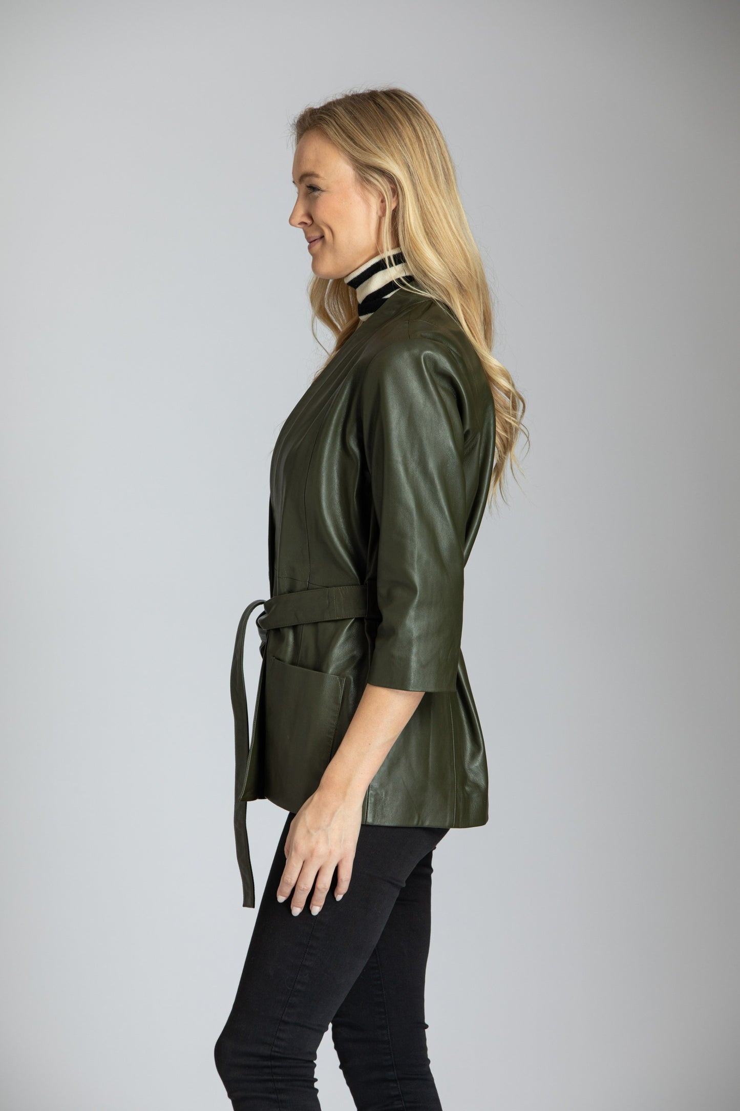 Vintage Luxe Faux Leather Coat