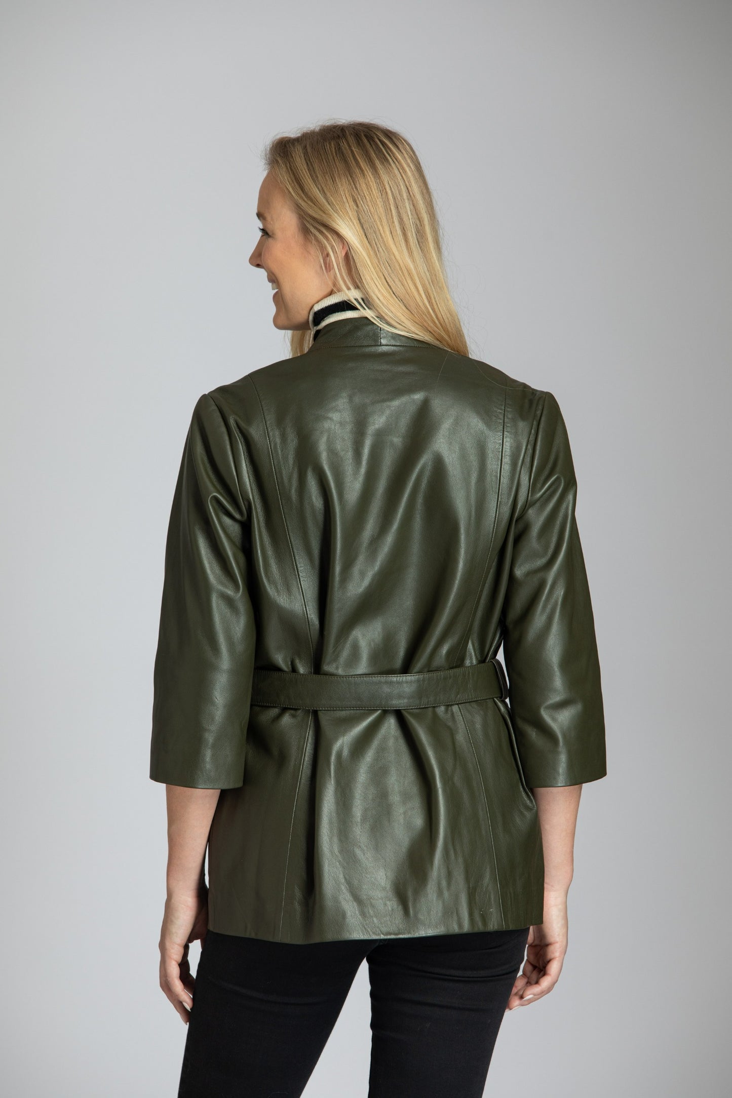 Vintage Luxe Faux Leather Coat